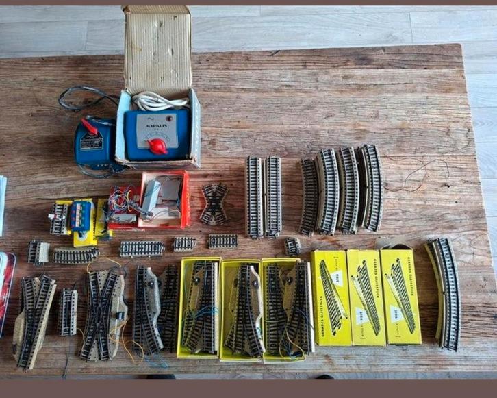 Märklin Rails Collectie met Wissels en Seinen, Hobby en Vrije tijd, Modeltreinen | H0, Gebruikt, Rails, Wisselstroom, Märklin