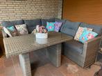 Tierra outdoor dining / lounge set, Wicker, Tuinset, Bank, Zo goed als nieuw
