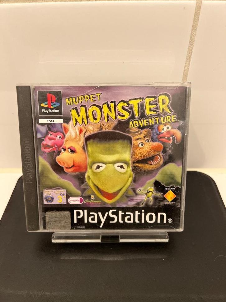 Playstation Muppet Monster Adventure, Spelcomputers en Games, Games | Sony PlayStation 1, Zo goed als nieuw, Avontuur en Actie