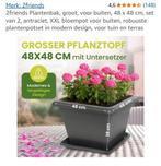 Plantenbak / big plant pot, Tuin en Terras, Bloembakken en Plantenbakken, Ophalen, Tuin, Kunststof, Minder dan 60 cm