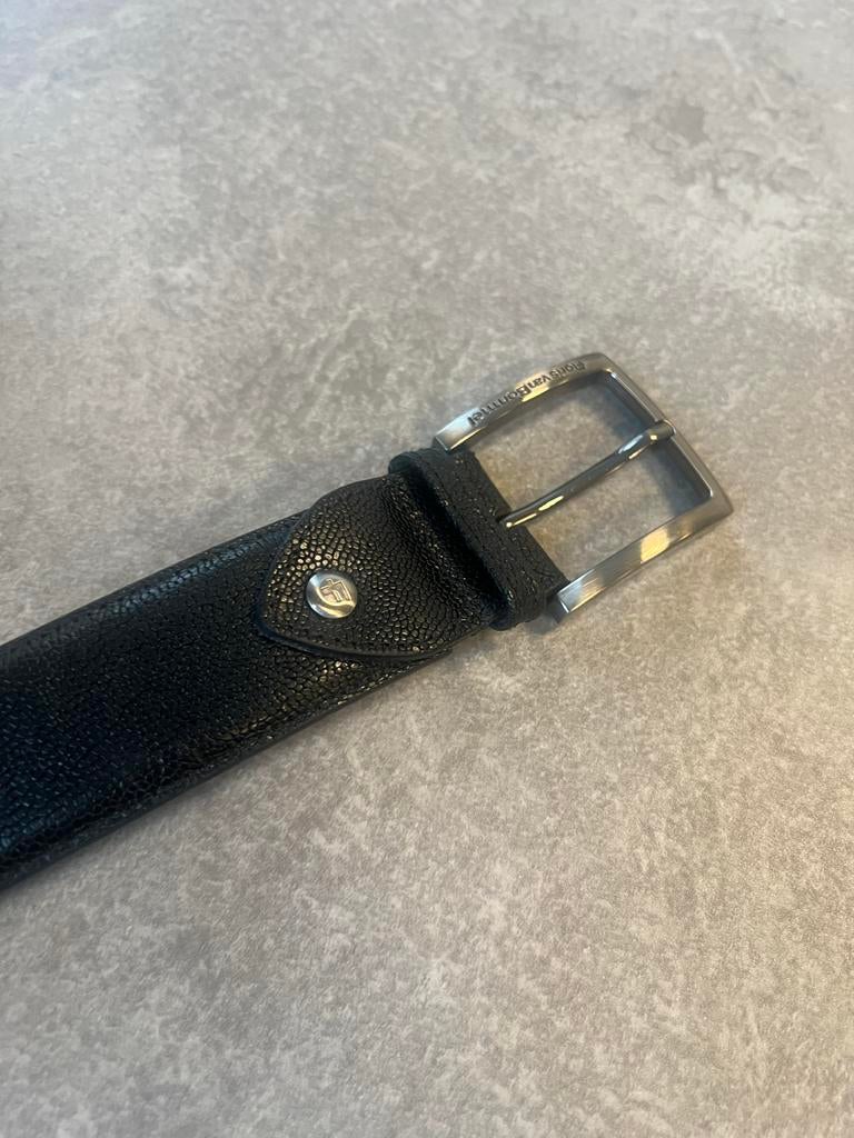 Floris van Bommel riem zwart 95cm - zo goed als nieuw, Kleding | Heren, Riemen en Ceinturen, 95 tot 105 cm, Ophalen of Verzenden