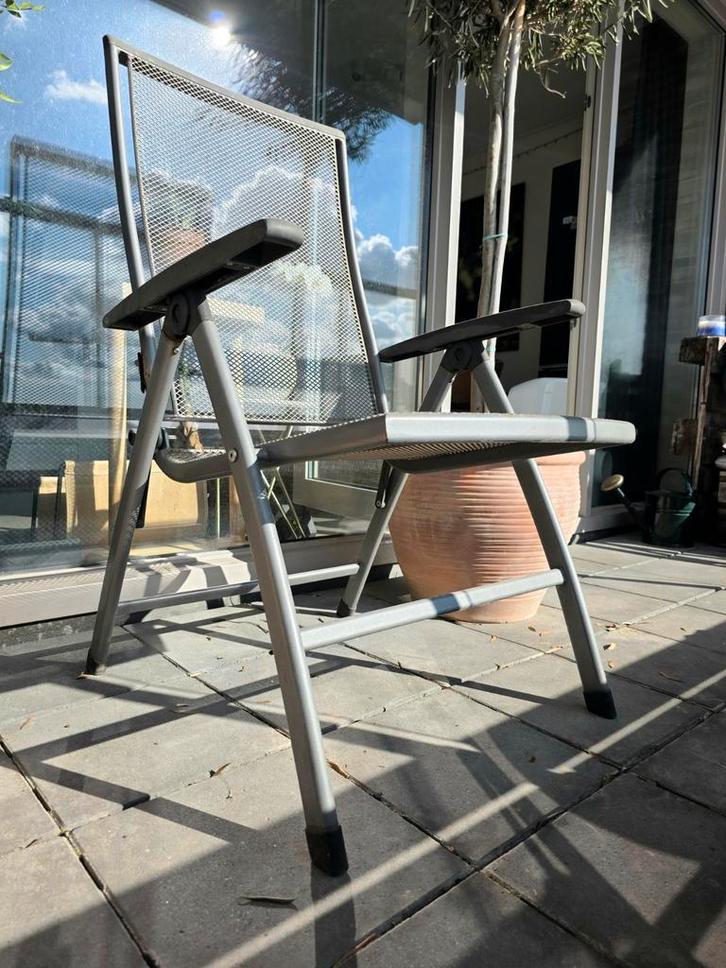 2x Tuin/ balkon stoelen (roest zichtbaar) / 2x Garden cairs, Tuin en Terras, Tuinstoelen, Gebruikt, Ophalen