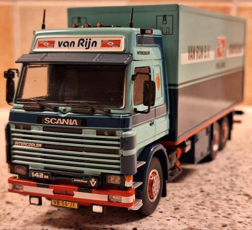 SCANIA 142M bakwagen "Van Rijn - 's-Gravenzande", Hobby en Vrije tijd, Modelauto's | 1:50, Nieuw, Bus of Vrachtwagen, Tekno, Ophalen of Verzenden