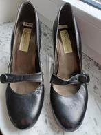 Novocento lederen pumps maat 39, Pumps, Zwart, Ophalen of Verzenden, Zo goed als nieuw