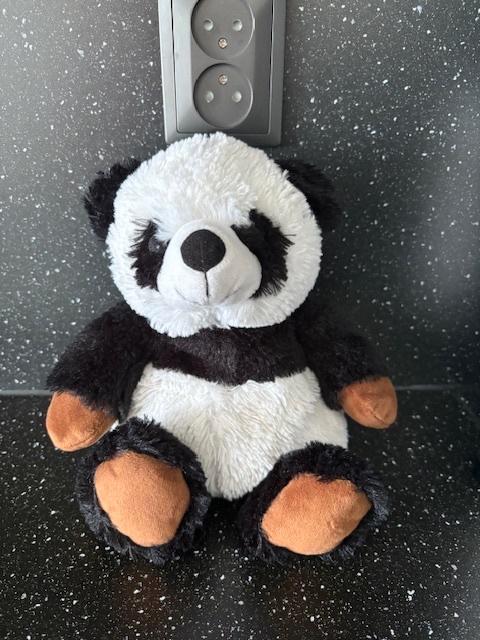 Warmies pittenzak panda te sier gestaan  zie  tekt, Kinderen en Baby's, Speelgoed | Knuffels en Pluche, Zo goed als nieuw, Overige typen