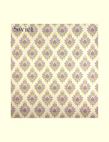 6796 Vintage retro oud barok bloemetjes behang behangpapier beschikbaar voor biedingen