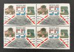 NvpH 1229 blok 4 zegels postfris, Postzegels en Munten, Postzegels | Nederland, Na 1940, Ophalen of Verzenden, Postfris