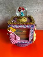 Prinsessen (draaiende) fotolijst met Snowglobe, Ophalen of Verzenden, Sneeuwwitje of Doornroosje, Zo goed als nieuw, Beeldje of Figuurtje