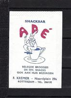 2520 Rotterdam snackbar ADE, Ophalen of Verzenden, Nederland