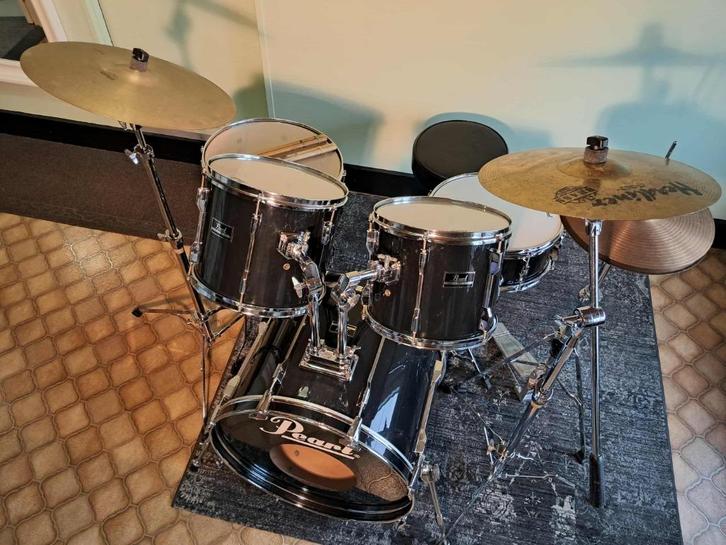 Pearl drumstel, Muziek en Instrumenten, Drumstellen en Slagwerk, Gebruikt, Pearl, Ophalen