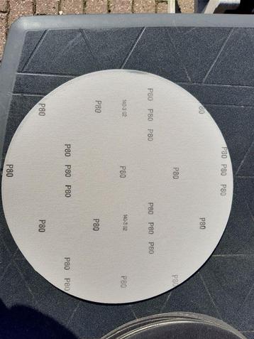 P80 waterproof schuur schijf 380mm zwart met klitteband beschikbaar voor biedingen