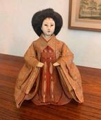 Pop schitterende antieke Japanse keizer popje., Ophalen of Verzenden