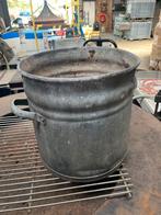 Vintage Gegalvaniseerde Emmer pan plantenbak, Ophalen