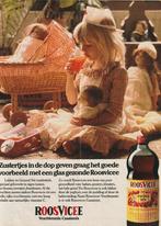 Retro reclame 1978 Roosvicee siroop meisje met pop, Verzamelen, Retro, Verzenden, Overige typen