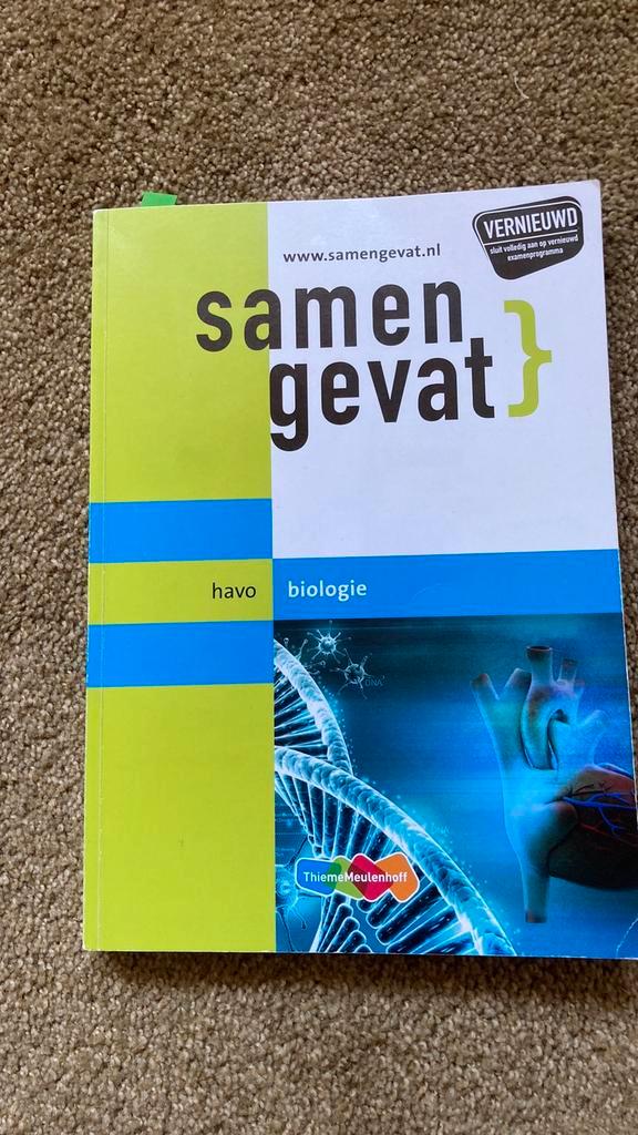 Samengevat HAVO Biologie, Boeken, Schoolboeken, Zo goed als nieuw, Biologie, HAVO, Ophalen of Verzenden