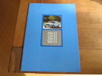 Folder Mercedes-Benz 200 D, 220 D, 240 D, 300 D W123 1977 beschikbaar voor biedingen