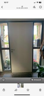 Houten voordeur, Doe-het-zelf en Verbouw, Deuren en Horren, Ophalen, Gebruikt, Buitendeur, 200 tot 215 cm