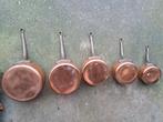 koperen pannen set, Ophalen of Verzenden, Zo goed als nieuw, Overige materialen, Pannenset