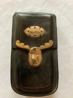 Antieke portemonnee met gouden belag of sigarenhouder, Antiek en Kunst, Antiek | Goud en Zilver, Ophalen of Verzenden, Goud