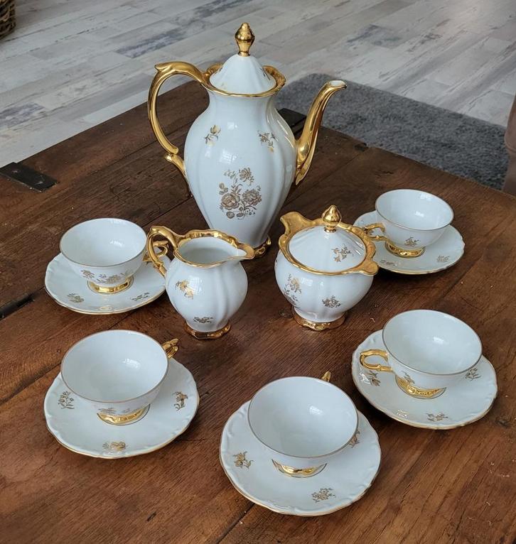 Bareuther Waldsassen Bavaria koffieservies, Antiek en Kunst, Antiek | Servies compleet, Ophalen