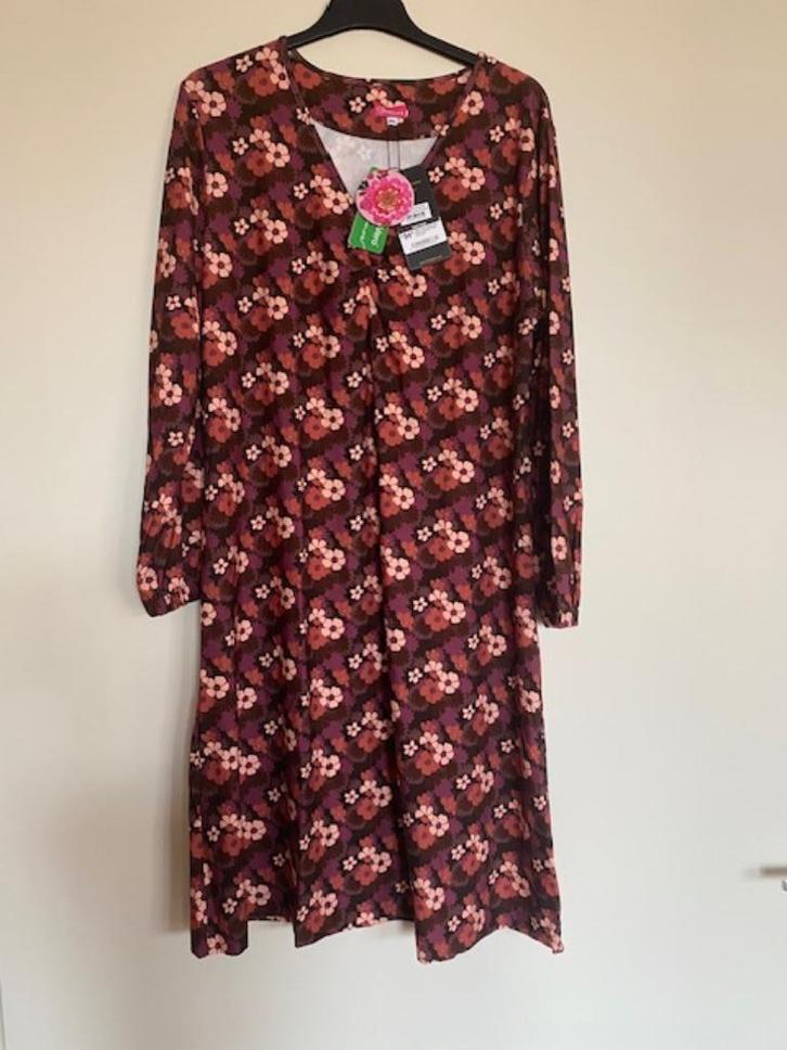 *NIEUW* Jurk Tante Betsy, 3XL, Sandra, Tropical Forest Choco, Kleding | Dames, Jurken, Nieuw, Maat 46/48 (XL) of groter, Bruin
