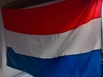 Nederlandse vlag formaat voor gevelmast, netjes, Nederland, Diversen, Vlaggen en Wimpels, Gebruikt, Ophalen of Verzenden