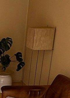 Staande lamp design rijstpapier, Huis en Inrichting, Lampen | Vloerlampen, Gebruikt, 150 tot 200 cm, Metaal, Overige materialen