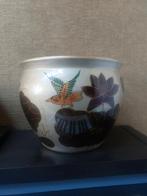 Prachtige grote Chinese bloempot in perfecte staat., Antiek en Kunst, Ophalen of Verzenden