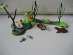 playmobil zwaan en otters aan waterkant, Kinderen en Baby's, Ophalen of Verzenden, Zo goed als nieuw