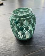Handgemaakt Vintage Windlicht 13cm bij 10cm, Huis en Inrichting, Woonaccessoires | Vazen, Ophalen of Verzenden, Gebruikt, Glas