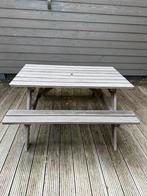 Houten picknicktafel, Tuin en Terras, Picknicktafels, Ophalen, Gebruikt, Rechthoekig, Hout