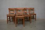 teak houten eetkamerstoelen Mariotto, Ophalen, Bruin, Vijf, Zes of meer stoelen, Hout
