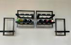 Dbodhi 2 wijnrekken en 2 shelfmate ( zwart ), Huis en Inrichting, Woonaccessoires | Wijnrekken, 5 tot 15 flessen, Ophalen of Verzenden
