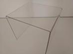 Space age vintage perspex transparant kunststof tafeltje, Verzamelen, Retro, Ophalen of Verzenden, Huis en Inrichting