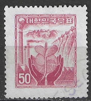 Zuid-Korea 1955 - Yvert 146 - Industriele heropleving   (ST) beschikbaar voor biedingen