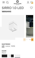 2x Sirro1.0 Plafondspot Wever & Ducré  matwit 12x12x13h, Metaal of Aluminium, Nieuw, Ophalen of Verzenden, Modern