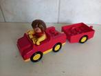 Duplo Vrouw in auto met aanhanger, Ophalen of Verzenden, Gebruikt, Duplo