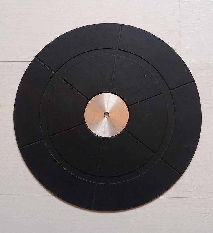 Rubberen Slipmat 27cm, Audio, Tv en Foto, Platenspelers, Zo goed als nieuw, Platenspeler-onderdeel, Dual, Ophalen of Verzenden