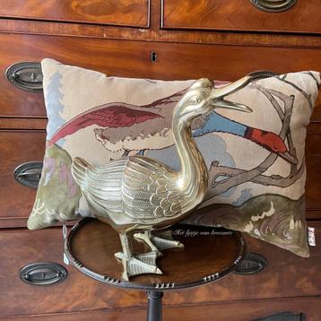 Engels brocante messing Eend/Gans beschikbaar voor biedingen