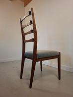 Vintage design stoel Imperial teak ladderback chair, Huis en Inrichting, Ophalen of Verzenden, Gebruikt, Bruin, Eén