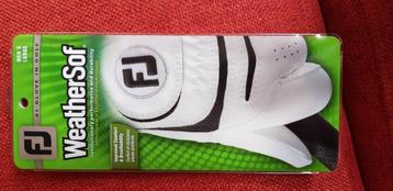 Golfhandschoen wit, links, men, large Weathersof  beschikbaar voor biedingen