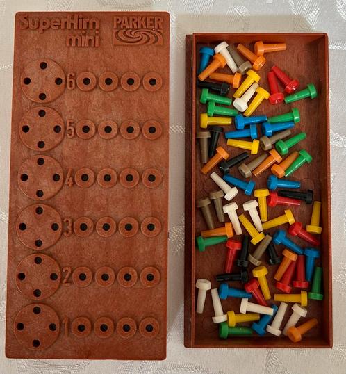 Vintage Mini  Mastermind van Parker SuperHirn mini, Hobby en Vrije tijd, Gezelschapsspellen | Overige, Gebruikt, Een of twee spelers