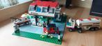 Vintage lego 6397 en 6594 Octan Tankstation en tankwagen, Ophalen, Gebruikt