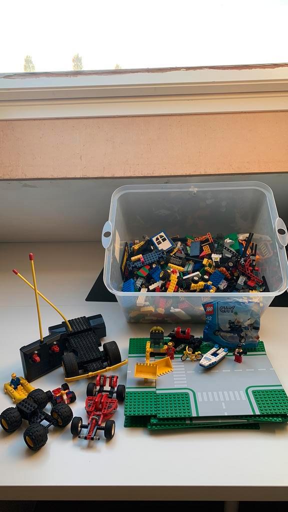 LEGO systeem bak vol, een bestuurbare auto, bouwbeschrijving, Kinderen en Baby's, Speelgoed | Duplo en Lego, Gebruikt, Ophalen