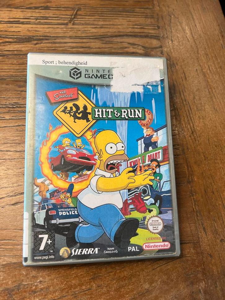 Simpsons Hit & Run - GameCube, Spelcomputers en Games, Games | Nintendo GameCube, Gebruikt, Avontuur en Actie, 1 speler, Vanaf 7 jaar