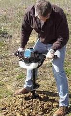 Actie Motor- grondboor 3 Pk incl. 3 grondboren 100,150,200mm, Ophalen of Verzenden, Nieuw, Hout, Overige typen