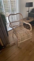 Stoeltje bamboe vintage, Huis en Inrichting, Stoelen, Ophalen of Verzenden, Zo goed als nieuw, Bruin, Eén