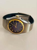 Vintage Design Horloge Crosby 17 Jewels mechanisch, Ophalen of Verzenden, Staal, Overige merken