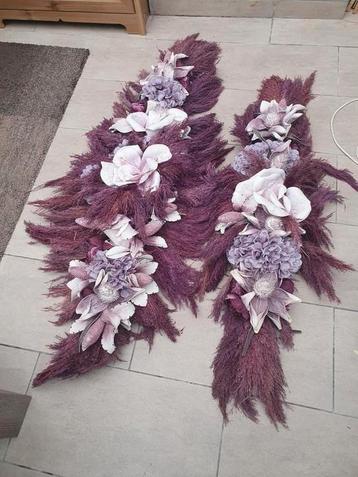decoratie bruiloft bloemstuk pampas  beschikbaar voor biedingen
