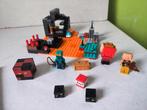 LEGO Minecraft  21185 the Nether bastion, Ophalen of Verzenden, Zo goed als nieuw, Complete set, Lego